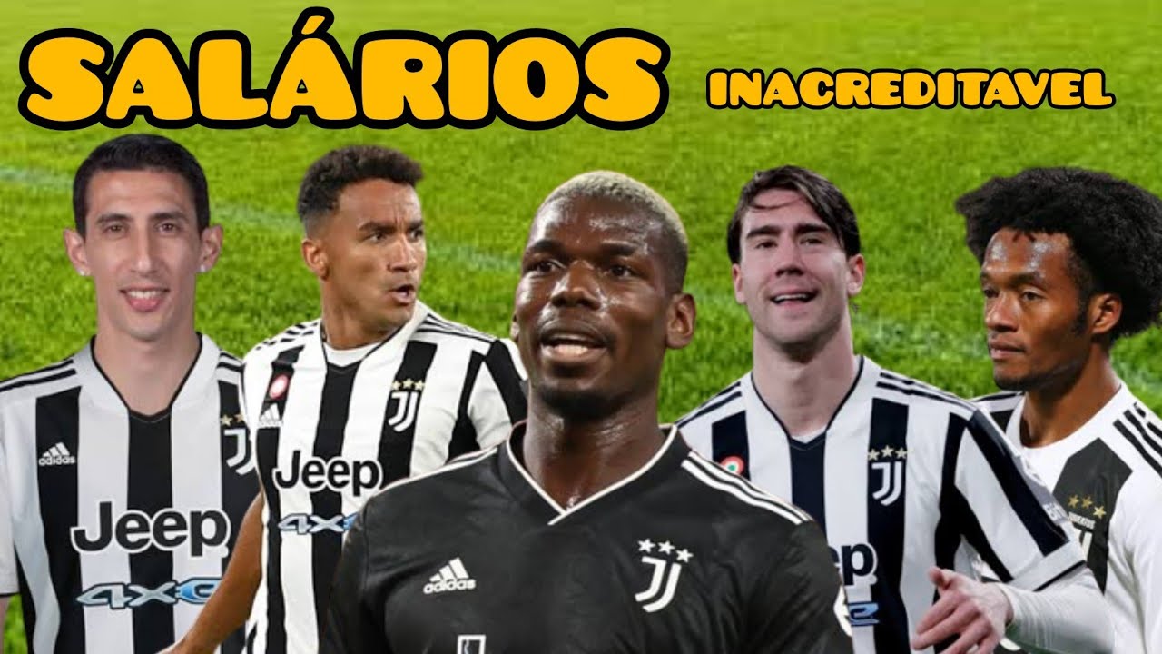 SALÁRIOS DOS JOGADORES DA JUVENTUS ATUALIZADO - YouTube