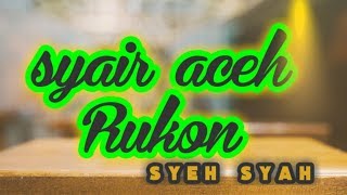 rukon/ nazam aceh terbaru