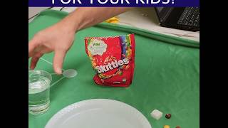 Skittles & sugar science experiment