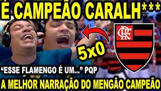 PQP! QUE NARRAÇÃO IMPRESSIONANTE! FLAMENGO CAMPEÃO! FLAMENGO 5X0 MARICÁ! REAÇÃO INCRÍVEL!