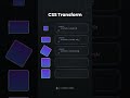 Learn CSS Transform - #css #code #frontend