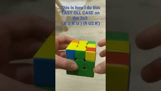 This is how I do this EASY OLL CASE on my 3x3 Rubik's Cube for cubing #rubikscube #cubing #shorts