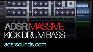 NI Massive tutorial - Make A Julio Bashmore Style Kick Drum Bass