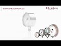 how do bourdon tube pressure gauges work