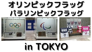 東京にあったオリンピック・パラリンピック フラッグ Olympic and Paralympic flags in Tokyo