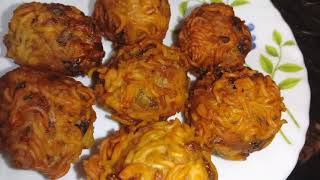 ম্যাগি পকোড়া- সহজ মুখরোচক বিকেলের নাস্তা-MAGGI PAKORA- easy snack recipe#snack #maggi #fast