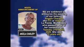 Angela Charlery ~ Short Obituary
