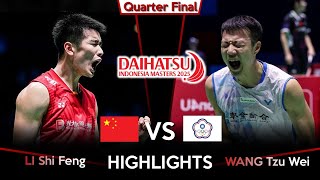 Li Shi Feng (CHN) vs Wang Tzu Wei (TPE) | Indonesia Masters 2025 Badminton