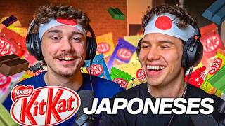 PROBANDO los SABORES de KITKAT MÁS RAROS 🍫 ft  @Santutu