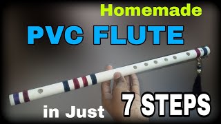 How to make PVC Flute | D Scale Homemade PVC Flute Tutorial | By Mihir Parkar.