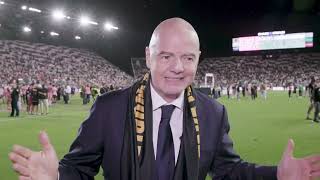 FIFA President Infantino announces Inter Miami CF to join Club World Cup 2025｜Messi｜Beckham｜MLS