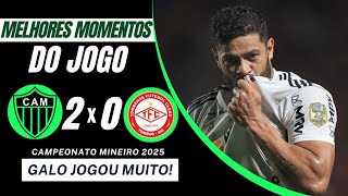 GALO TA JOGANDO MUITO! ATLÉTICO MINEIRO X TOMBENSE HOJE MELHORES MOMENTOS| COMPLETO