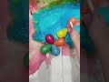 flowers 🌸 popping colorful water balloons reverse video asmr balloons satisfyingreverse balloon