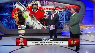 NHL Now:  Corey Crawford`s concussion a big blow to Blackhawks  Dec 17,  2018