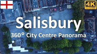 Salisbury - City Centre Panorama | England | UK - 4k 360°