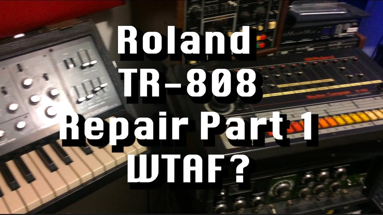 ROLAND TR-808 REPAIR & REFURBISHMENT P1 | Vintage Drum Machine Repairs ...