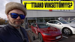 Uusi TESLA MODEL 3 koeajossa