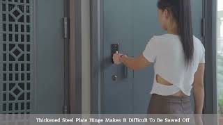 【Instime】Hurricane Impact Stainless Steel Security Entry Door System Multi Lock Luxury Front Door