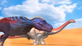 Shunosaurus vs Acrocanthosaurus (Sound Effects Edition)