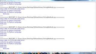6 Python Working with String Module Part3 String methods