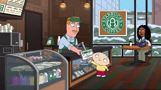 Family Guy - Stewie giving a huge tip at Starbucks