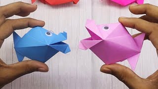 How to Make Easy Origami Paper Fish | Fold Origami Fish for Kids | Nursery Craft Ideas
