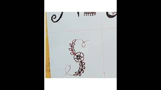 Stylish Alphabet Henna tattoo design|Alphabet S mehndi design#latesthennadesign #trendingmehndi#new