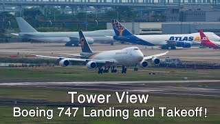 Exclusive Tower View: Boeing 747 Giants at Shenzhen Airport  深圳寶安機場塔台視角 觀賞波音747降落