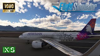 MSFS HAWAIIAN A320neo Big Island of Hawaii - Maui | Short Flight | 1080p