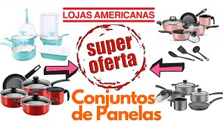 OFERTA DO DIA - CONJUNTOS DE PANELAS -AMERICANAS EM PROMOÇÃO #OFERTASDODIA #COMPREAQUI #AMERICANAS