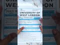 ✅comment offer if you want offer letter for uwl in 24 hours sopedits studyabroad highereducation