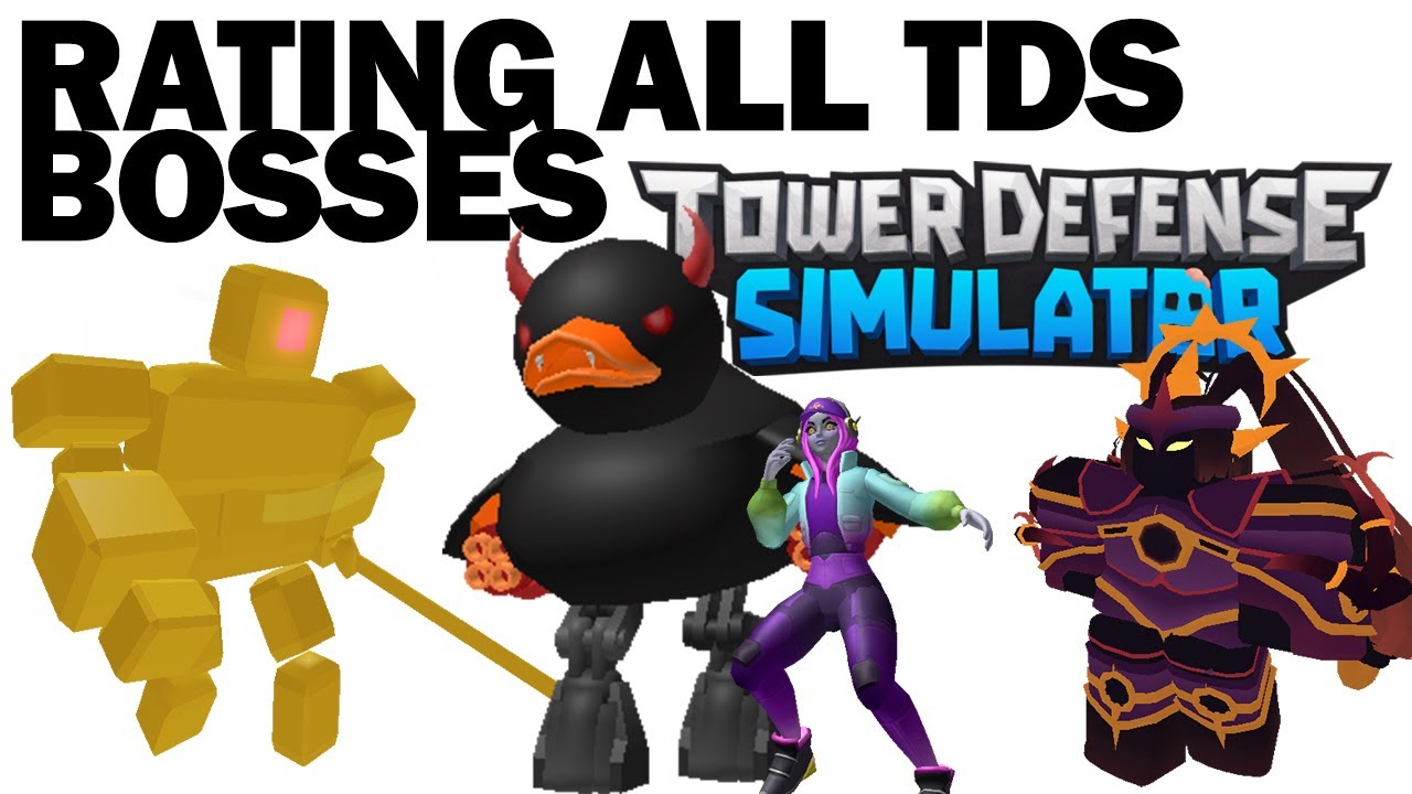 Rating All TDS BOSSES | Tower Defense Simulator | ROBLOX - YouTube