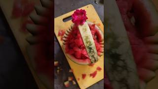 Watermelon🍉 Bucket#shorts#viral#viralshorts#foodie#viralfood#youtuber#subscribe#food😍😍@nochannel54