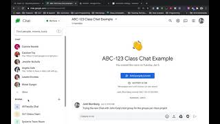 Using Google Groups for Course Sections