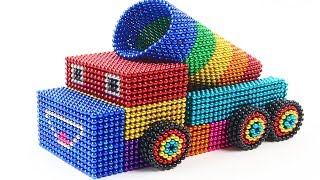 DIY - How To Make Missile Launch Truck From Magnetic Balls (100% Satisfying and Relax )