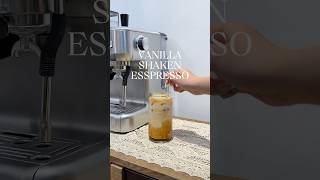 How to Make Vanilla Shaken Espresso at Home with a Budget-Friendly Espresso Machine✨￼