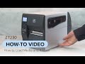 How To Load Media and Ribbon on your ZT230 Printer | Zebra