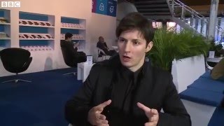 Pavel Durov (Telegram) - BBC Interview at MWC 2016