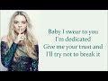 louisa johnson ~ best behaviour ~ lyrics