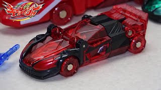 【魔進マッカ】赤いスポーツカー魔進 魔進戦隊キラメイジャー キラメイジンとも合体 Red sportscar Kirameijin mahsinsentai kiramager