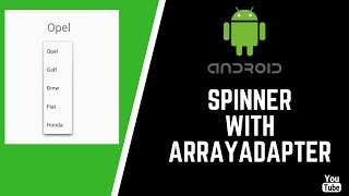 Android Spinner With ArrayAdapter 🇹🇳