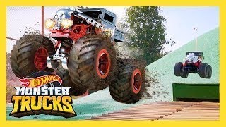 ЯРОСТЬ ГОНОЧНЫХ МЕГА-МОНСТРОВ HOT WHEELS | Monster Trucks: 2 серия | Hot Wheels