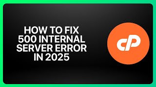 How To Fix 500 Internal Server Error on a cPanel Website ! Tutorial