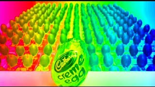 Cadbury's Creme Egg Bash and Smash Logo Ident Effects