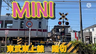 東武東上線　坂戸ー北坂戸　MINI    踏切