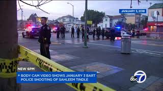 Video shows BART officer-involved shooting of Sahleem Tindle