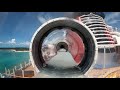 pov aquaduck water slide on disney dream cruise ship