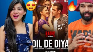 Dil De Diya - Radhe | Salman Khan, Jacqueline Fernandez |Himesh Reshammiya | Dil De Diya Reaction
