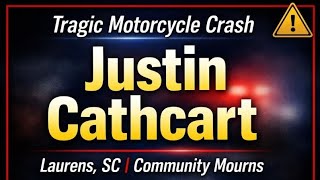Justin Cathcart Laurens SC Death | Tragic Motorcycle Accident Claims Life | Obituary & Community