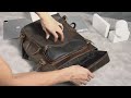 The Block | Leather Backpack from The Real Leather Company